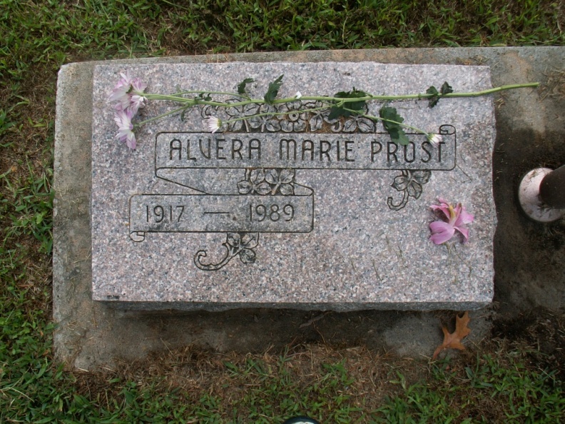 Alvera Marie Prost nee Woolery  10 Jan 1917 - 20 Mar 1989 