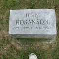 John Hokanson Oct. 1, 1877 - July 16, 1950