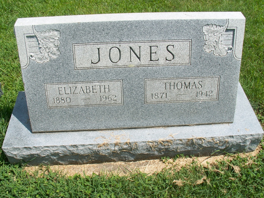 Thomas Jones & Elizabeth Jones nee Hotchkiss