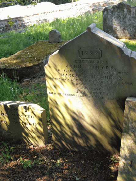 John Hunter abt 1839 - 9 Mar 1899 & Margaret Hotchkiss abt 1839 - 16 Apr 1889