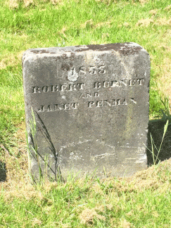Robert Burnett 1795 - 1862 & Janet Penman 1799 - 19 Aug 1883 . . . . . . . . . . . . . . . . . . . . . . . . . . . . . . . . . . . . . . . . . . . 