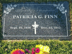 Patricia Geraldine Finn nee Coleman 23 Sep 1938 - 15 Dec 2015 . . . . . . . . . . . . . . . . . . . . . . . . . . . . . . . . . . . . . . . . . . . 