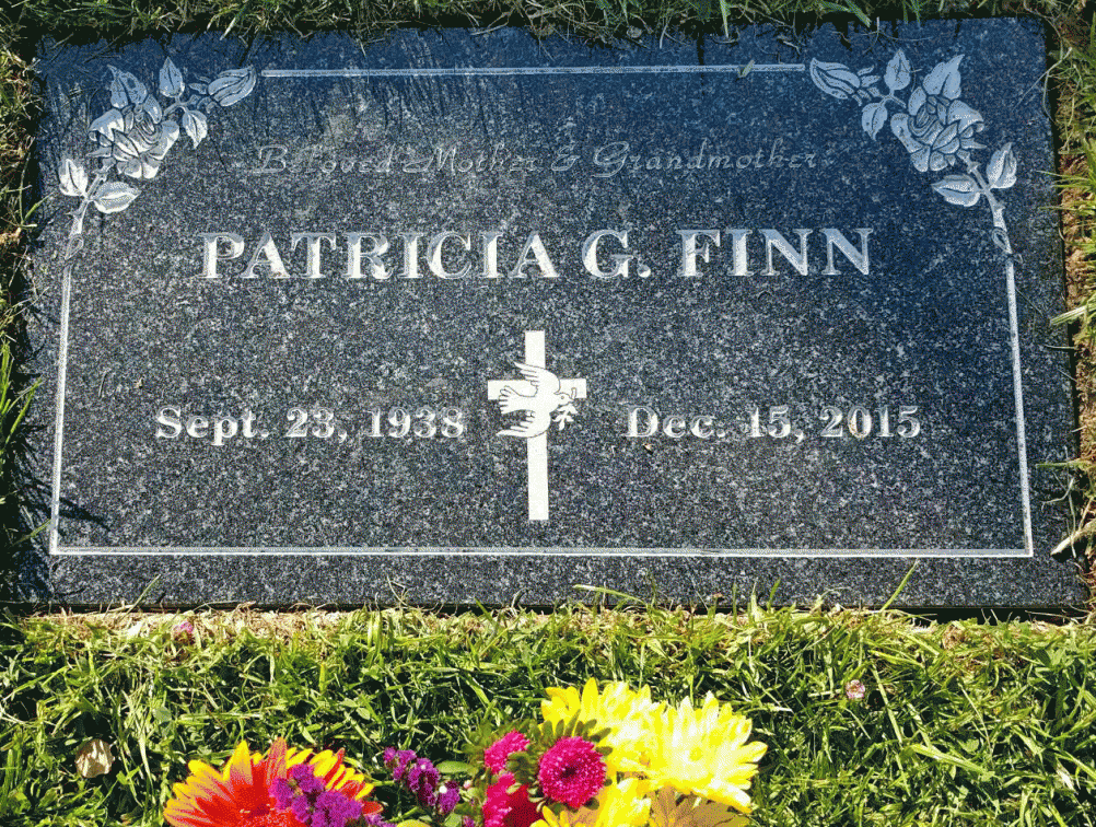 Patricia Geraldine Finn nee Coleman 23 Sep 1938 - 15 Dec 2015 . . . . . . . . . . . . . . . . . . . . . . . . . . . . . . . . . . . . . . . . . . . 