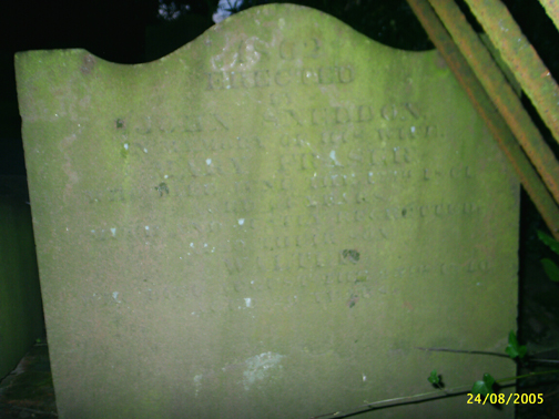John Sneddon & Mary Fraser  c 15 Nov 1793 - ? & 28 Jul 1787 - 17 Jun 1861 