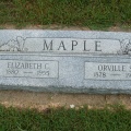 Orville S Maple & Elizabeh C Maple nee Murray